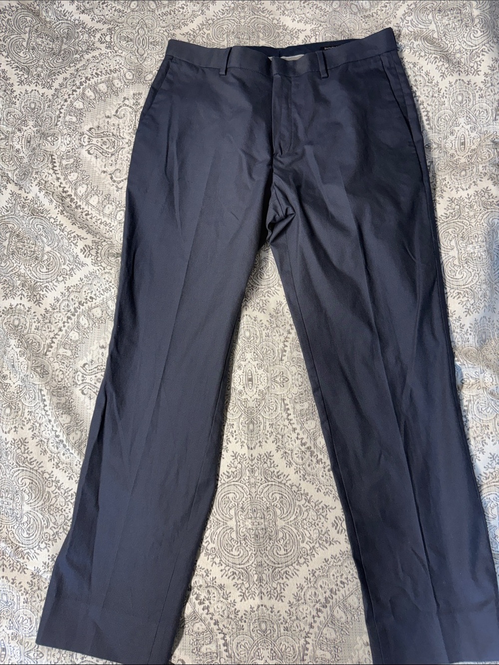 Men's Banana Republic Navy Dress Pants - Classic Straight Fit - 32x20
